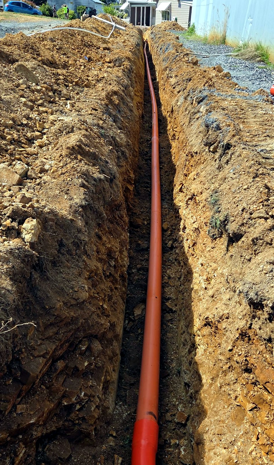 Underground electrical conduit installation